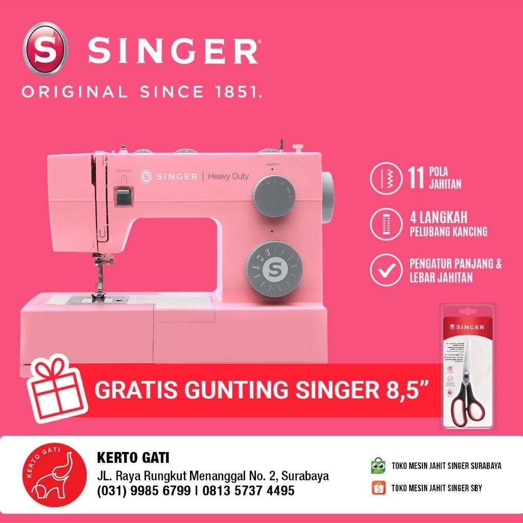 Mesin Jahit SINGER Heavy Duty 4411