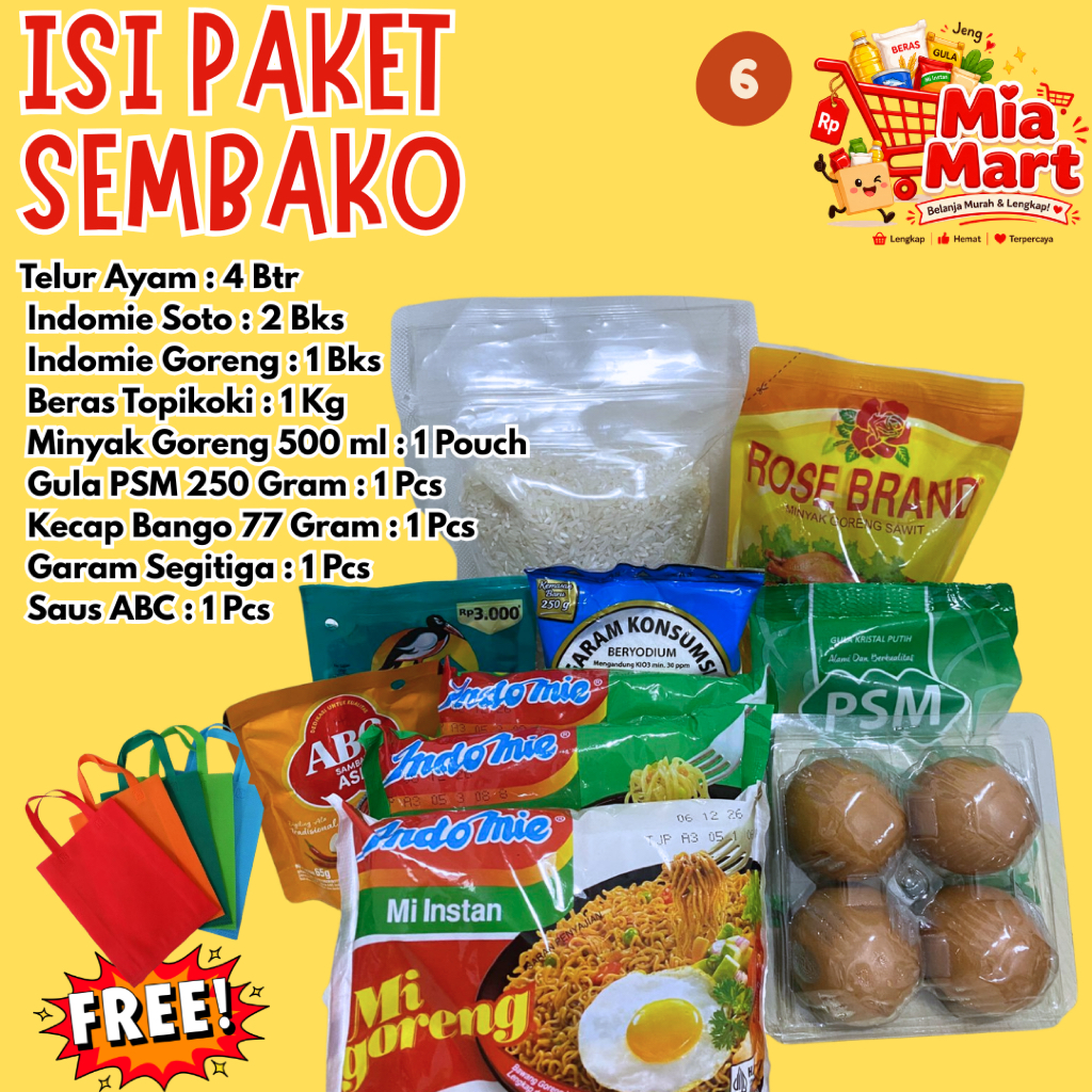 Paket Sembako Hemat Paket Sembako Ekonomis