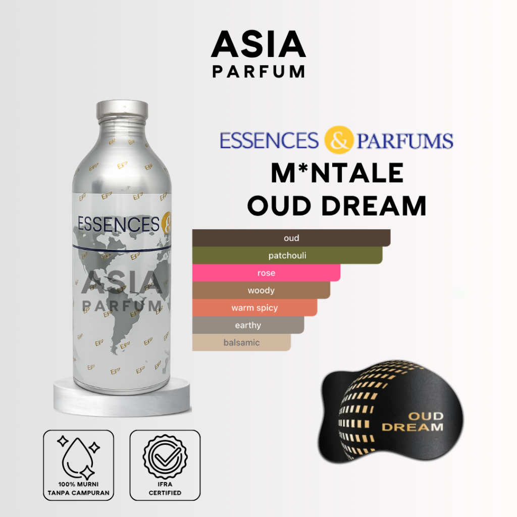ESSENCES & PARFUMS ORIANA 85898 - BIBIT PARFUM MNTL OUD DREAM GRADE A - SEGEL & REPACK 100G