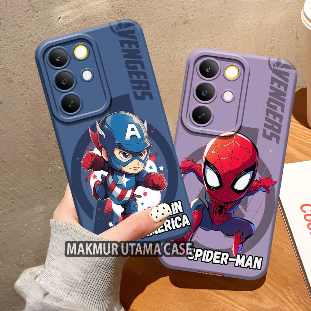 Case Hp Realme C85 Pro - Softcase Hp Motif Kartun SuperHero - Case Hp Lentur Prokamera - Case Hp Kek