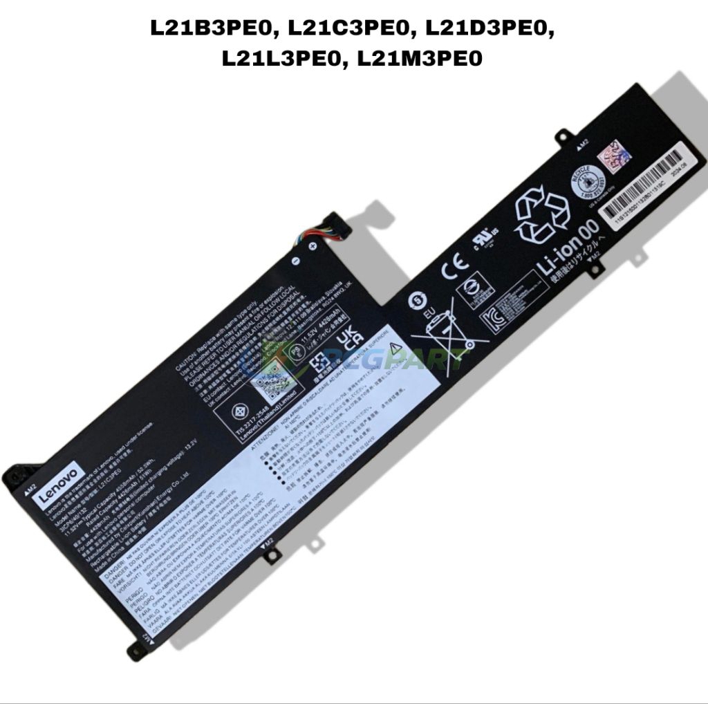 baterai laptop thinkpad L21B3PE0 L21L3PE0 L21M3PE0 L21C3PE0
