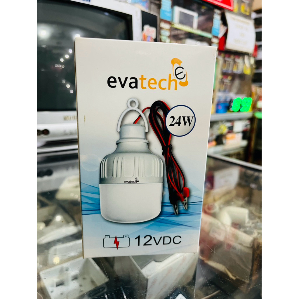 LAMPU BOHLAM EVATECH LED DC 12V 24WATT