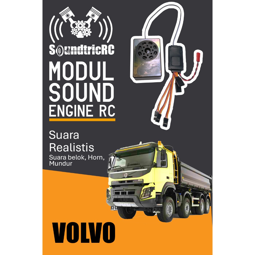 Engine Sound Simulator RC Truck Suara Mesin Diesel Realistis Sound Module RC Tamiya 1/14