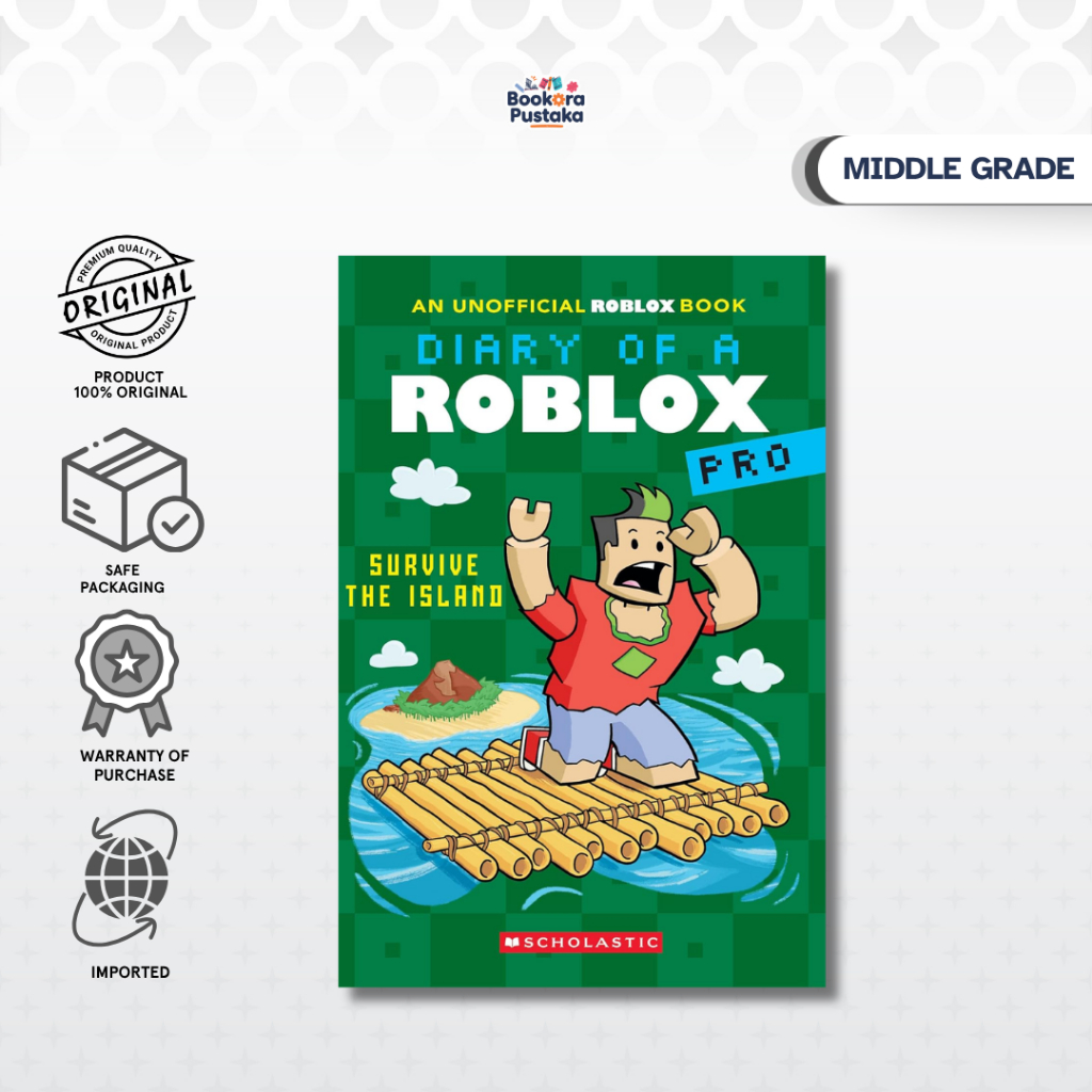 Buku Import Diary Of A Roblox Pro #08: Survive The Island - 9789813467729 (Original English Book)