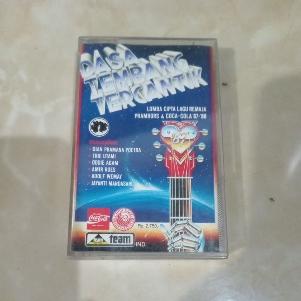 Kaset Dasa Tembang Tercantik Lomba Cipta Lagu Remaja & Coca Cola '87-'88