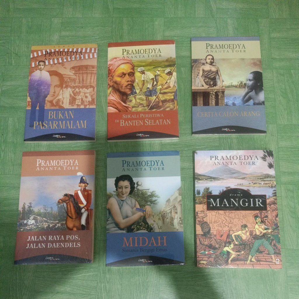 buku novel PRAMOEDYA ANANTA TOER  : SEKALI PERISTIWA DI BANTEN SELATAN, CERITA CALON ARANG, DRAMA MA
