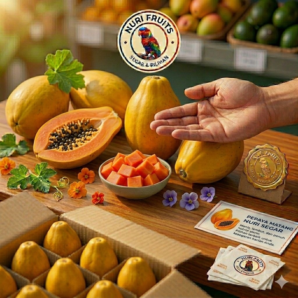 Buah pepaya california|nuri fruits|buah pepaya|buah segar bandung|buah bandung