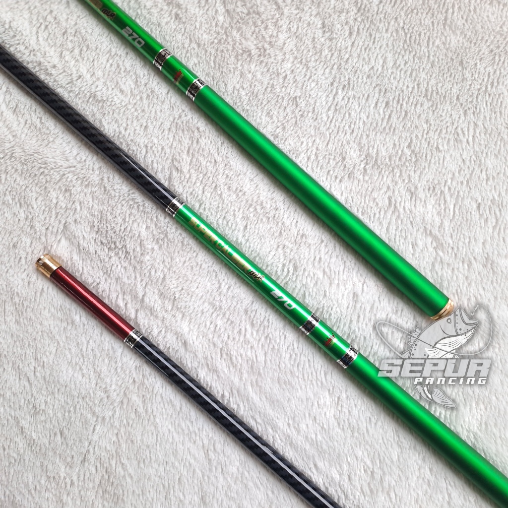 JORAN Tegek GAMARU Super Caliber Kevlar 210 240 270 300 360cm | Joran Lele Carbon Ringan & Kuat