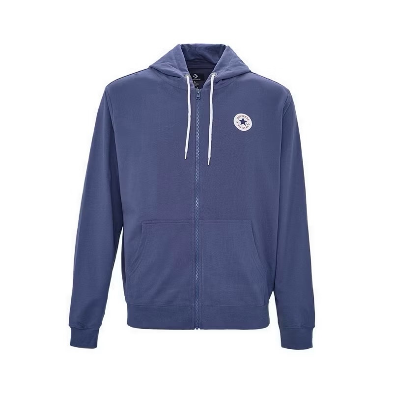 Zip Hoodie Converse Chuck Patch French Terry Men Original