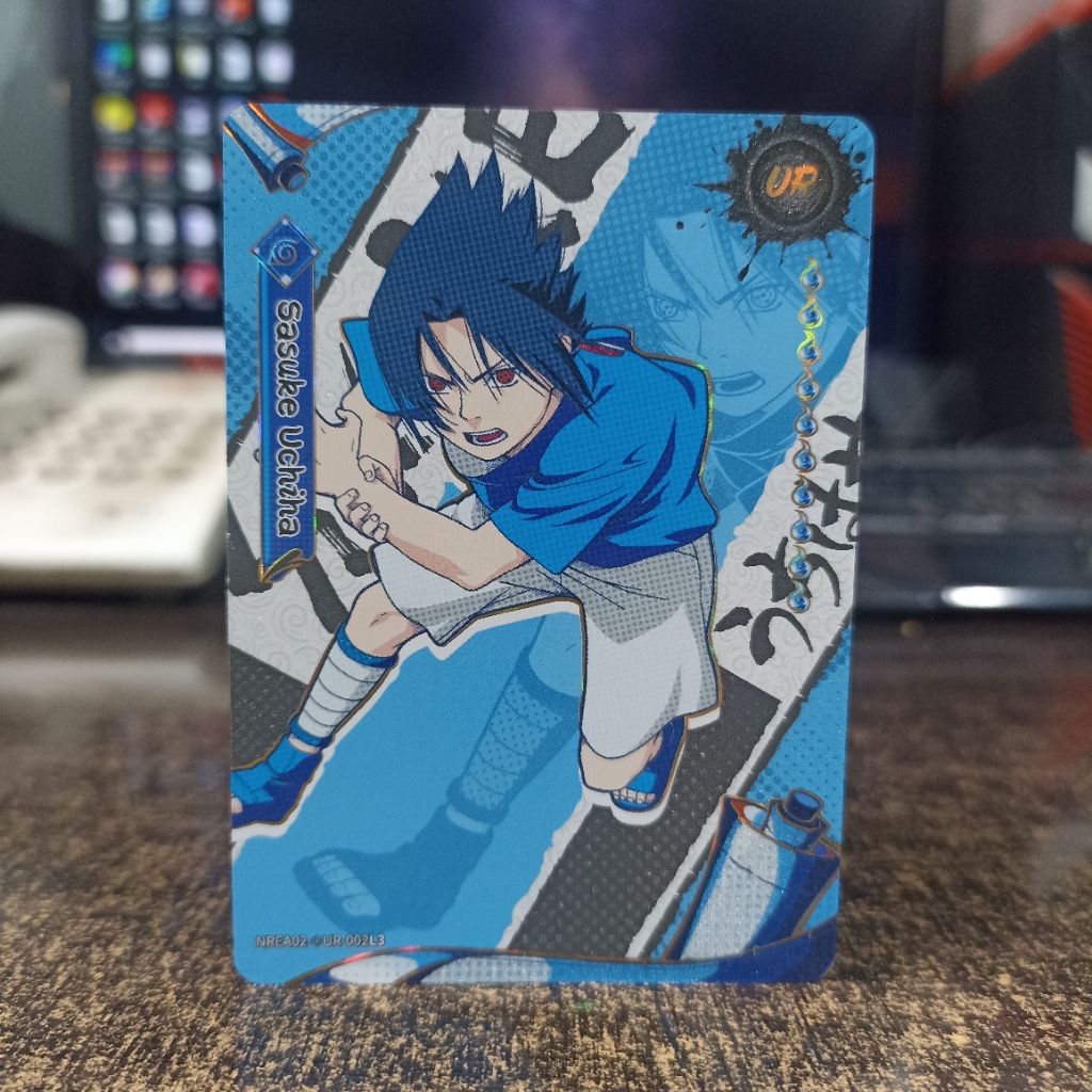 Kartu Kayou Naruto - UR diamond Sasuke Uchiha (English Ver.)