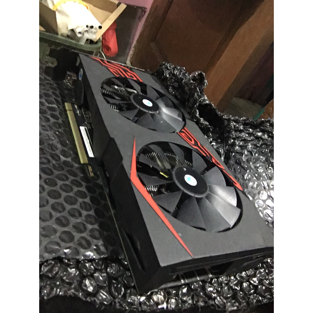 vga Asus rx570 oc komplit 4gb ddr5 256bit direct 12 siap libas normal