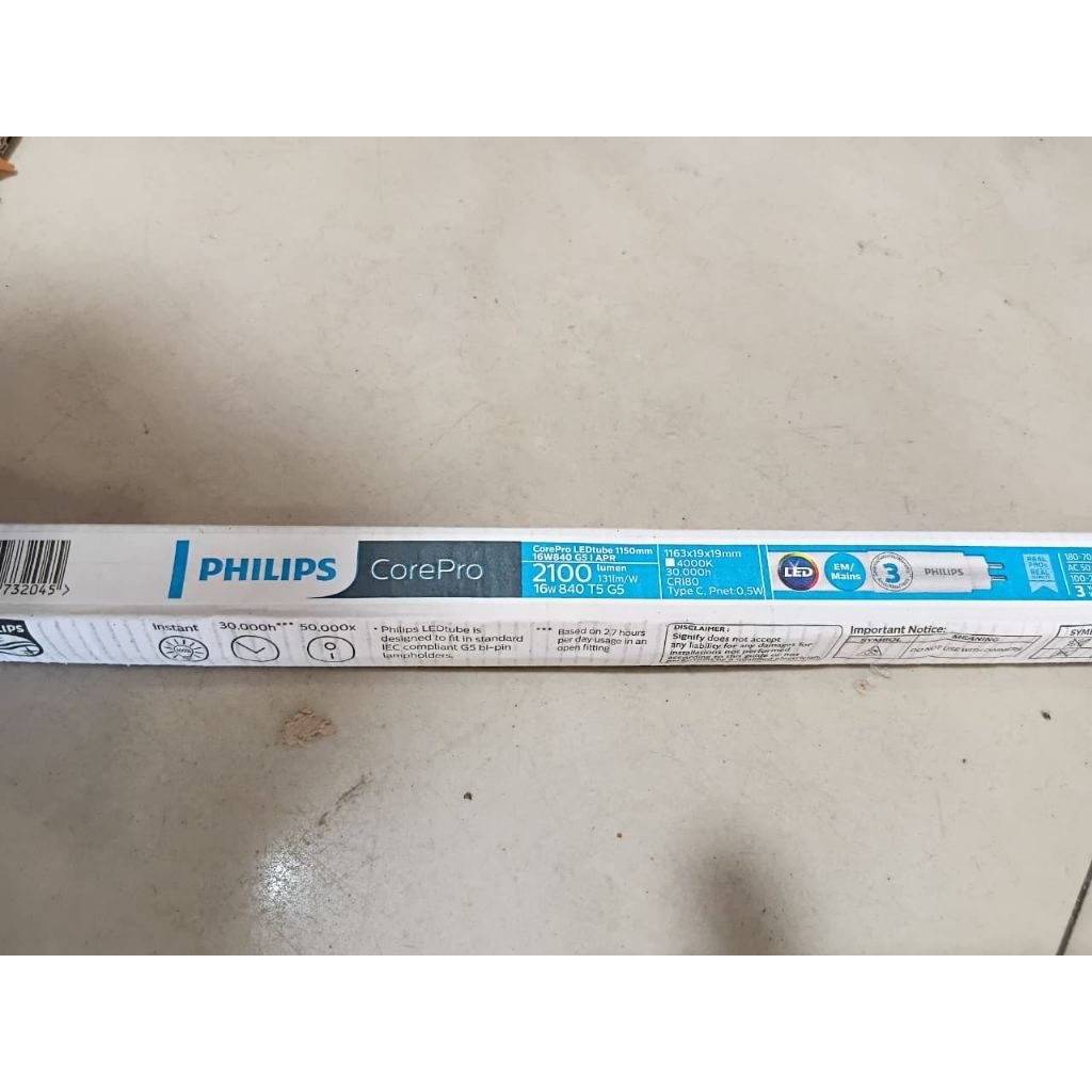 CorePro LED Tube 1150mm 16W 840-865 T5 APR Philips / T5 Led Philips 16W