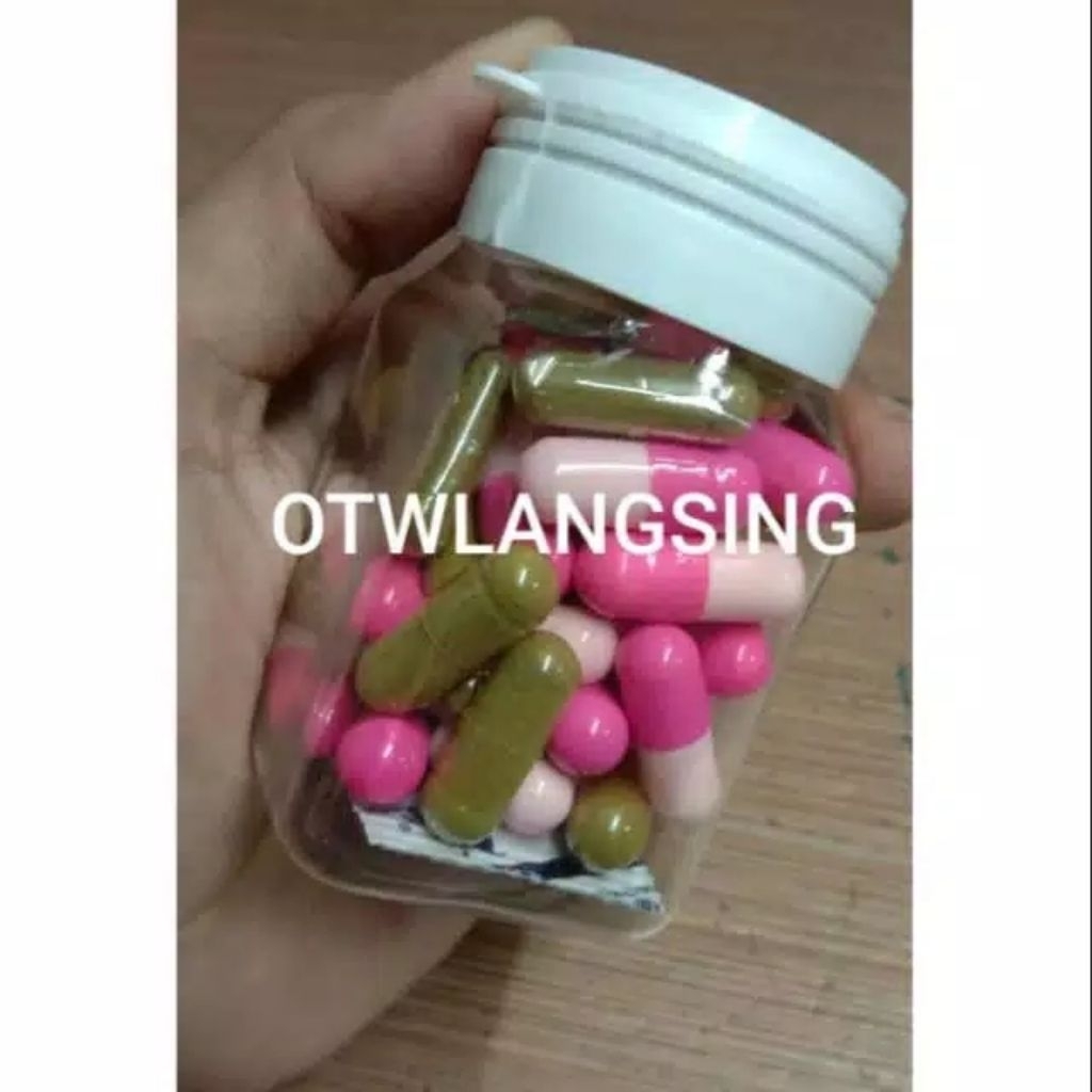 Pelangsing Pinky Kapsul Pink + Hijau Pelangsing Ampuh