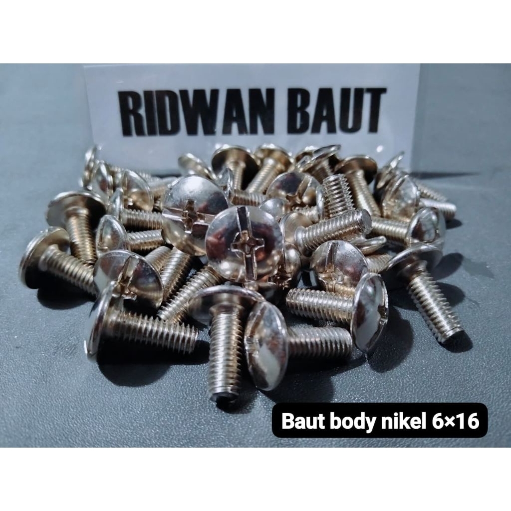 BAUT BODY NIKEL M6×16 ( DRAT BAUT 10 )