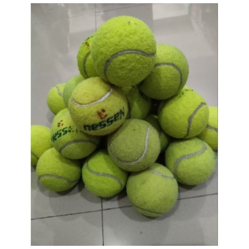 Bola tenis lapangan per 1pcs bekas tennis ball BS bola tennis indoor bola tenis latihan