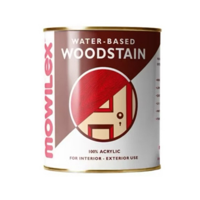 MOWILEX WOODSTAIN WS - CLEAR FINISH GLOSS 1L