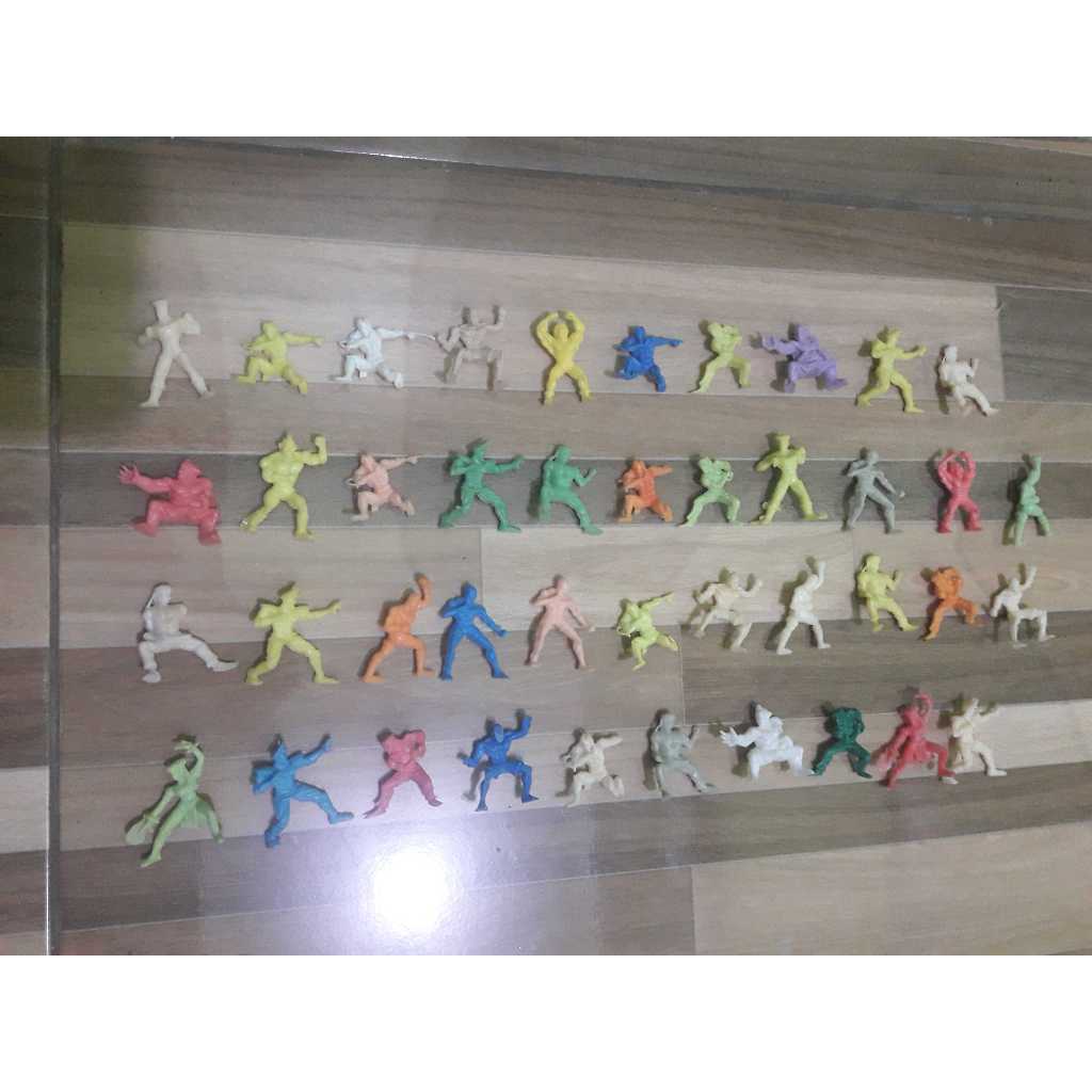 Paket Mainan Jadul 90an Set All Dragon Ball, Power Ranger, Robot Lotte, Gundam Santo, B-Daman, Ultra