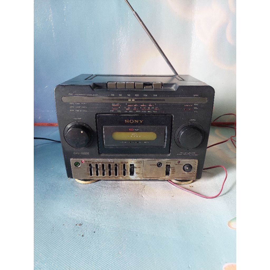SONY CFS-1033S   TAPE COMPO LAWAS  (TAMPA SEPEKER)