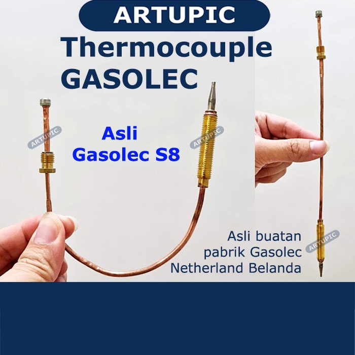 Thermocouple Gasolec Pendek S8 Termocouple Termokopel Tembaga Pemanas Kandang Ayam Gasolec Gasolek