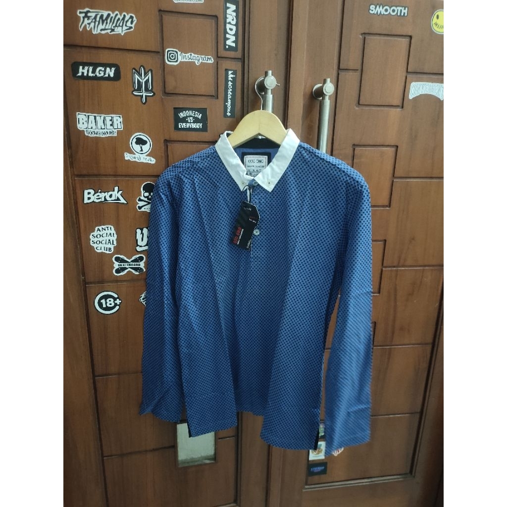 Kaos Polo OTO ONO UK L Lengan Panjang || 100%Original