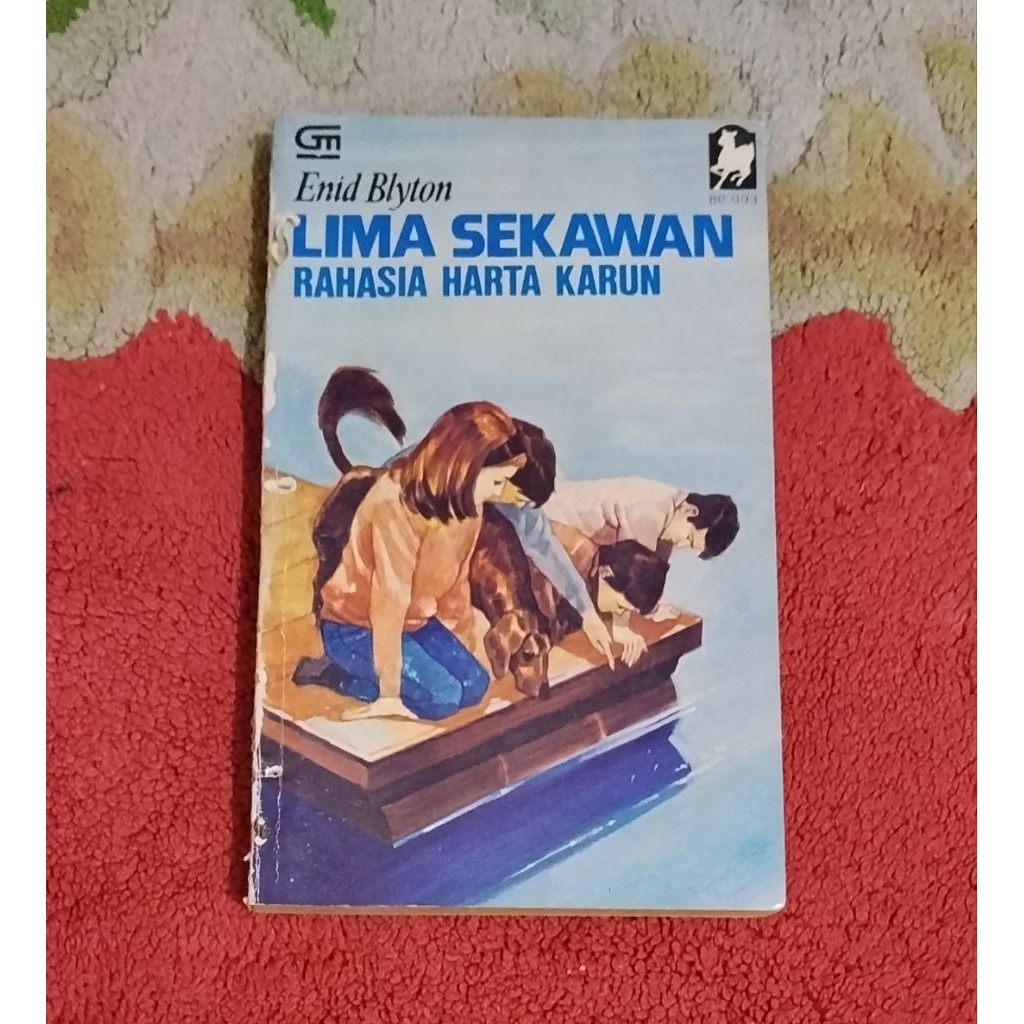 Novel Lima Sekawan Enid Blyton langka "Rahasia Harta Karun" 100%ORI preloved