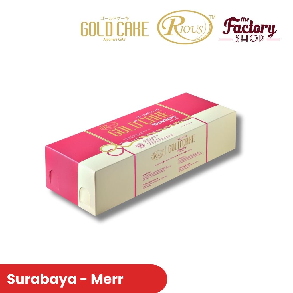 RIOUS GOLD CAKE STRAWBERRY 400gr(SURABAYA)