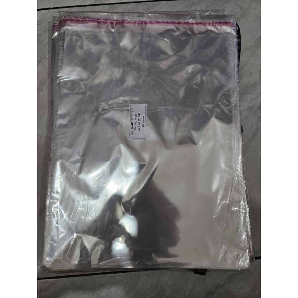 [HepiPlastik] Plastik OPP Bening / Plastik OPP Baju  7x15 , 10x10 , 14x25 , 15x15, 20x35, 25x35, 30x