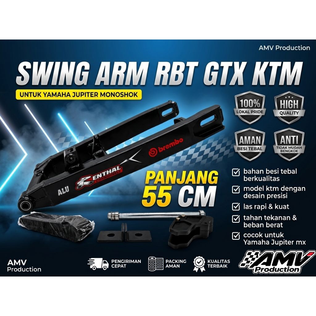 Gastrack KTM Swing Arm PNP Jupiter MX New Old Swing Arm PNP Jupiter MX NEW & OLD Lengan Ayun Bebek Y