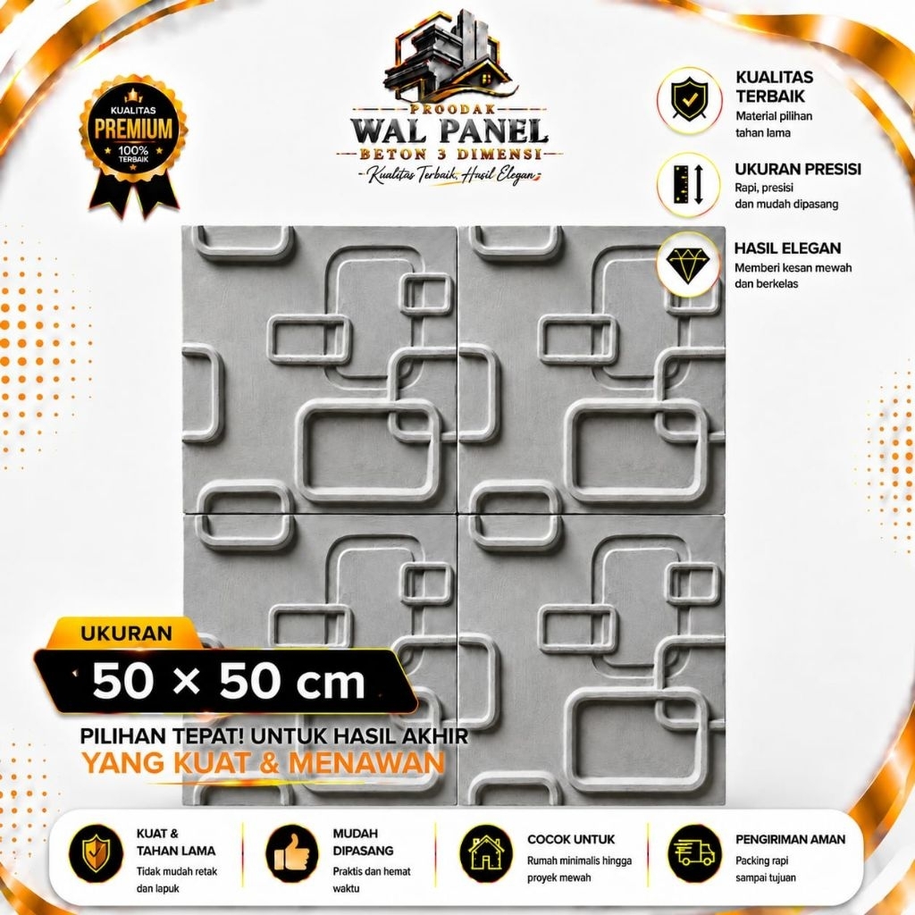 Walpanel Beton 3d Wall Panel 3d Beton Dekorasi Dingding