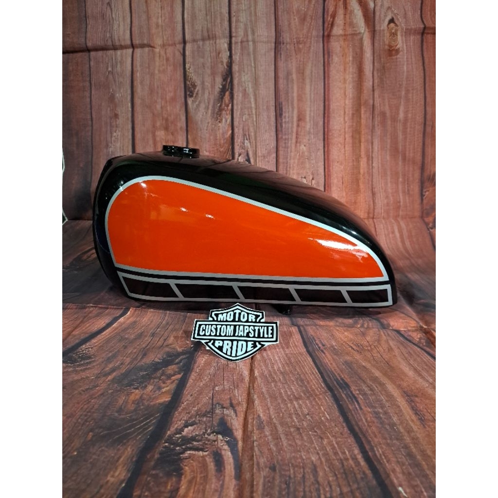 Tangki Custom Japstyle Tangki Motor Custom Scorpio Byson Thinder Tiger Megapro CB GL