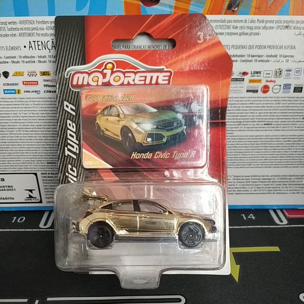 Majorette Honda Civic Type R Gold Edition 2020