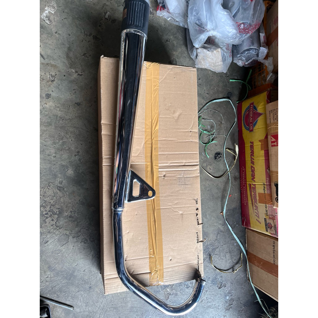 knalpot honda glmax gl pro original ahm nos
