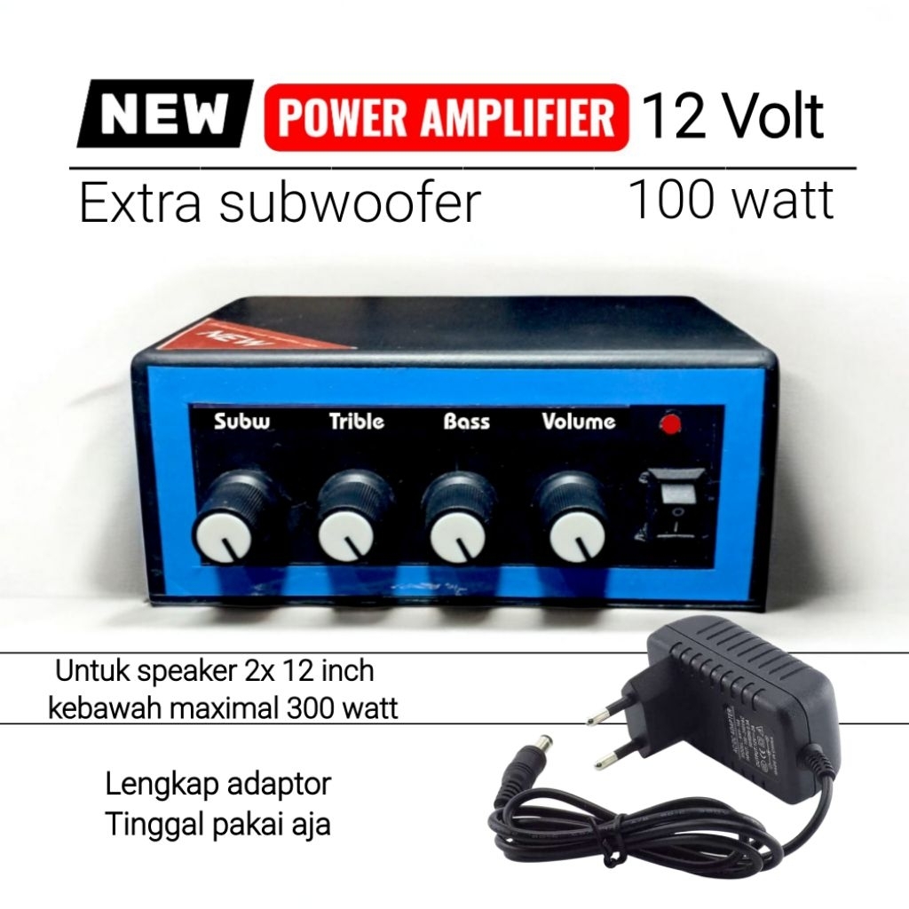 PROMO POWER AMPLIFIER extra subwoofer