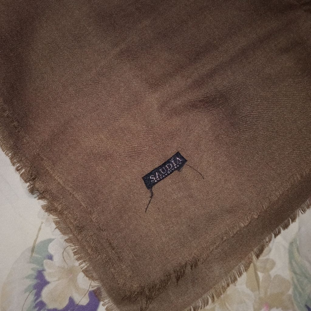 Preloved segiempat rawis saudia arabia coklat pramuka