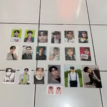 [COD] [MURCE] WTS PHOTOCARD PC POSTCARD VERNON SEVENTEEN OFFICIAL, Mark lemonilo nct, jisung lemonil
