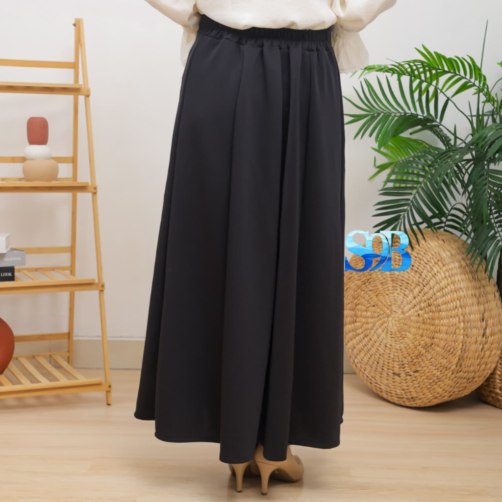 Audy Skirt / Rok Payung Korean style / Korean Maxi skirt / Rok Korean Loose Maxi