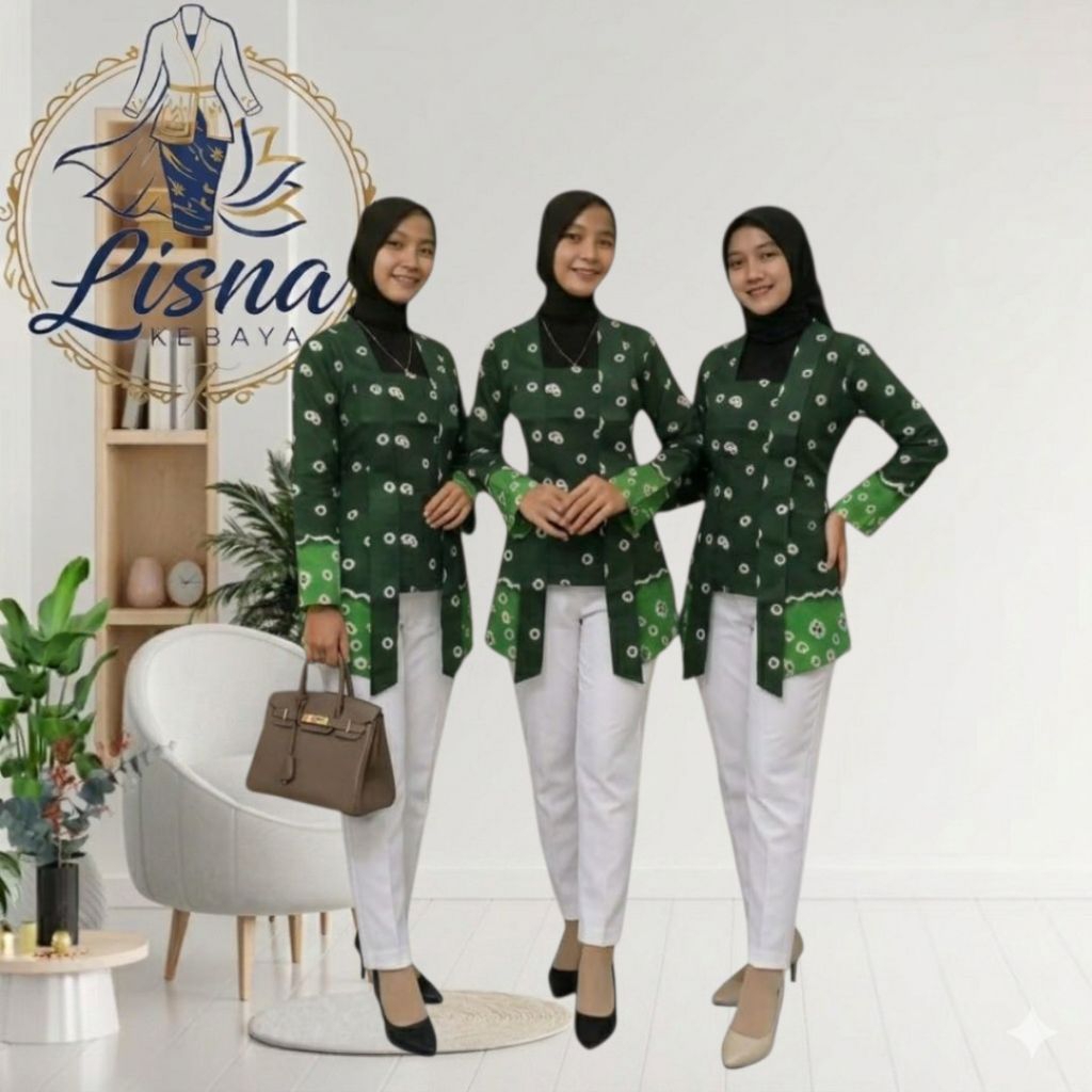 Atasan Kebaya Kutu Baru Jumputan Kebaya Wisuda Kebaya Modern