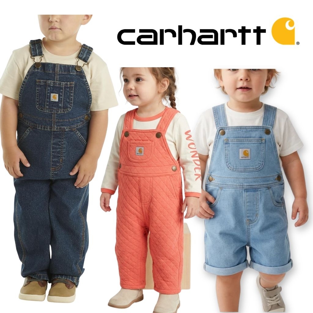 Overall carhartt panjang untuk anak usia 3 bulan sampai 4 tahun
