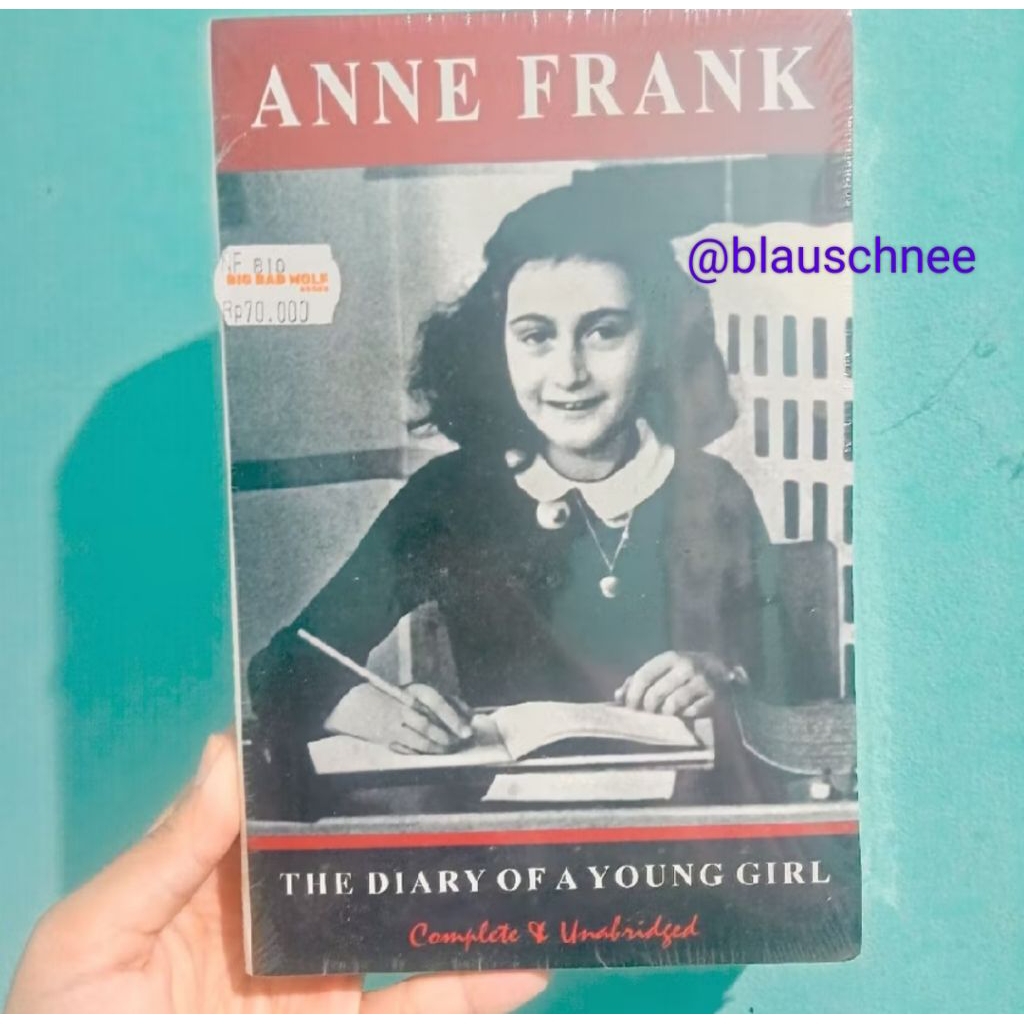 The Diary of A Young Girl Anne Frank Novel English