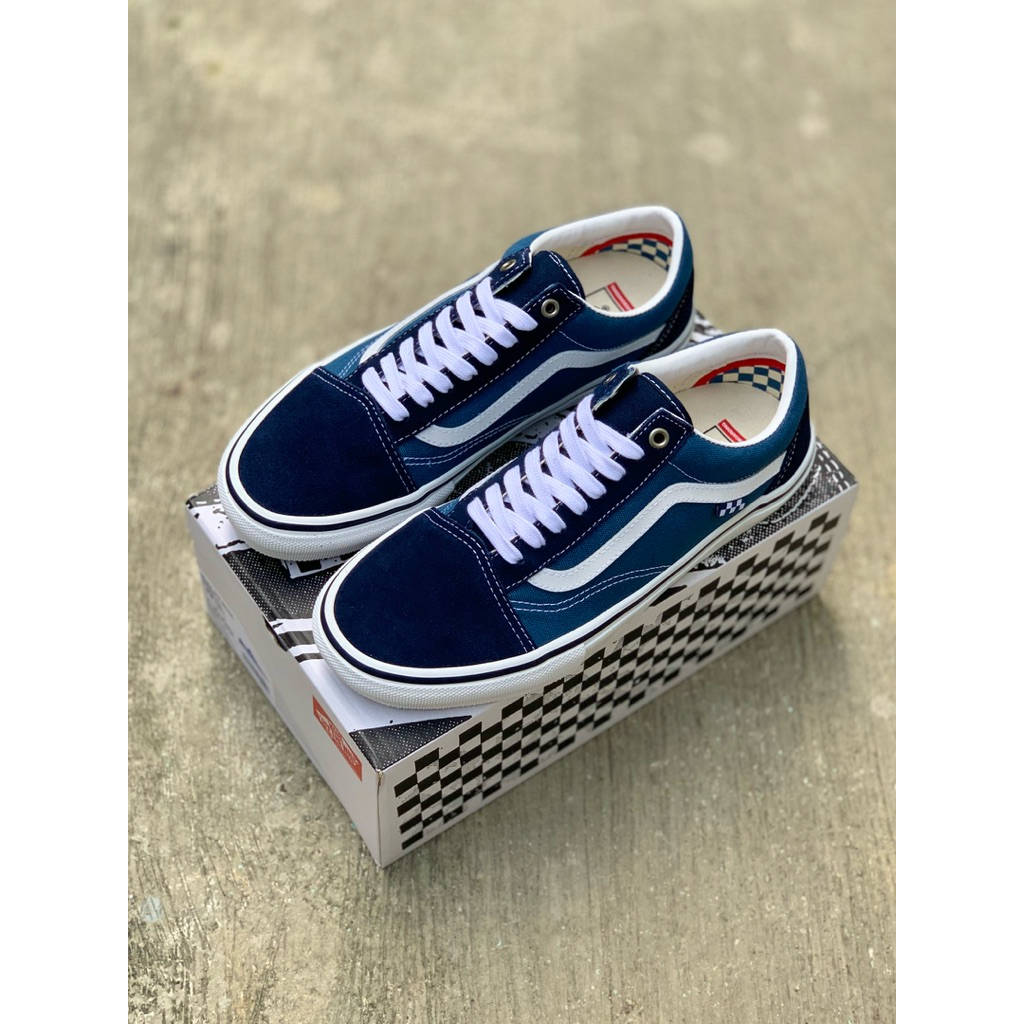 Vans Old Skool Skateboarding Navy ( Resmi PT.Navya & GMG )