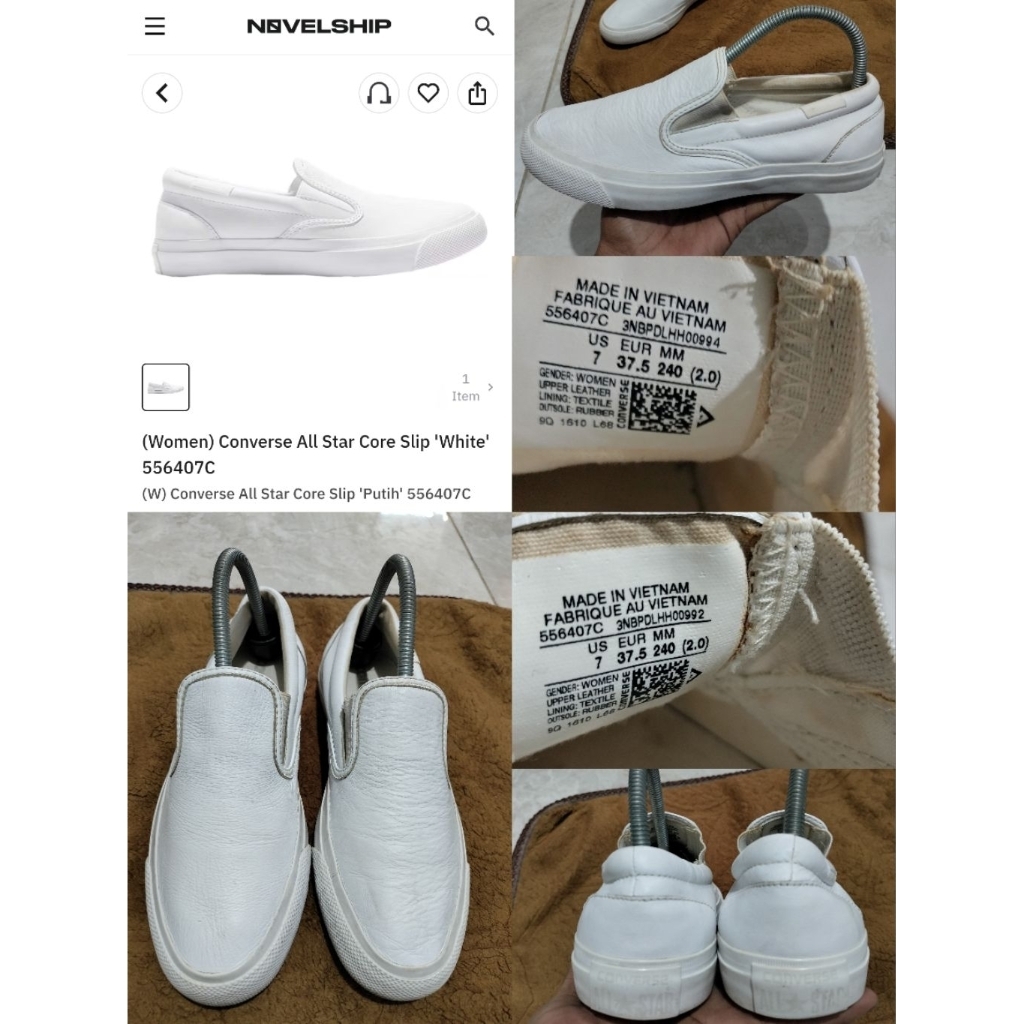 Sepatu Preloved Second Original Converse size 37