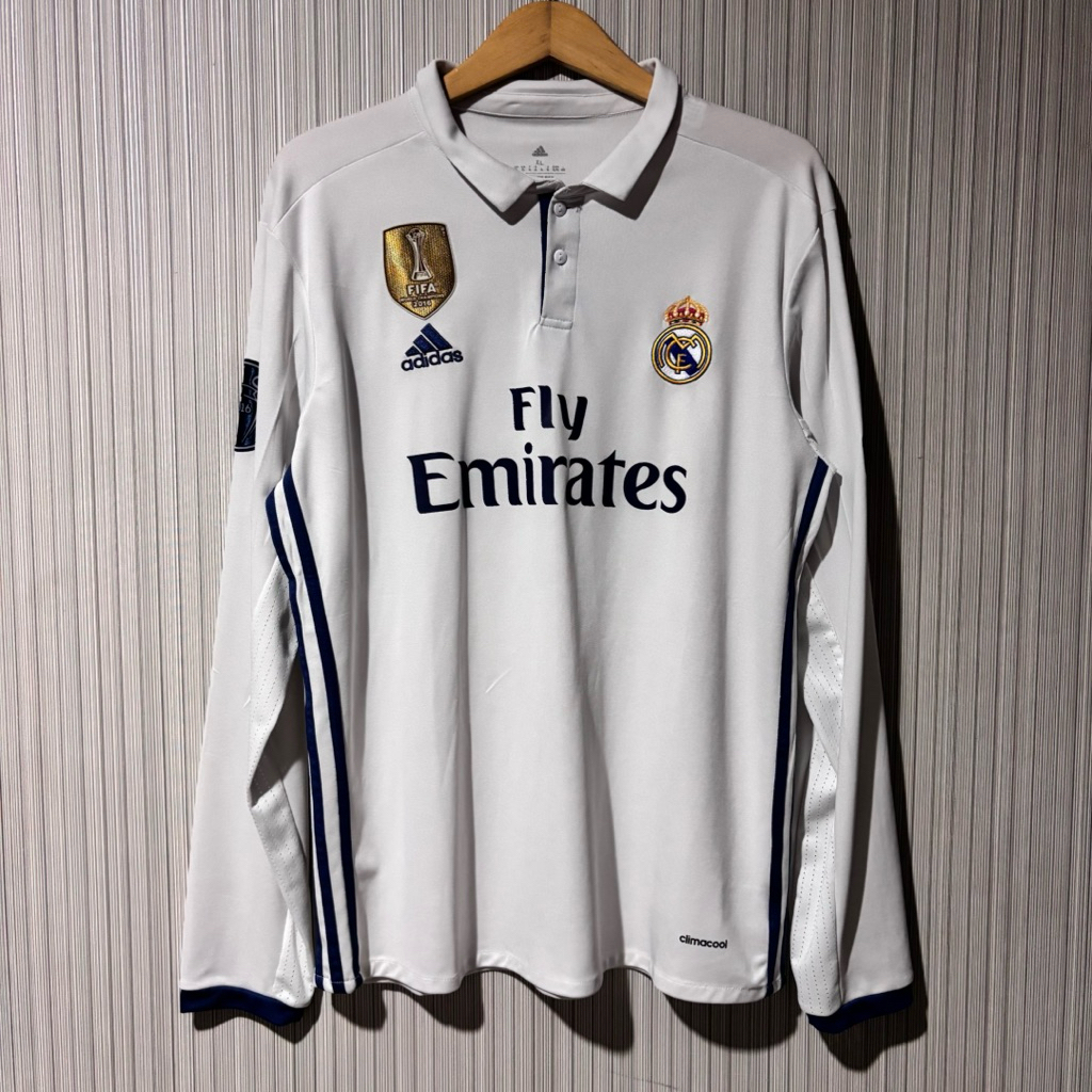(No Ori) Real Madrid Home 2016-2017 Champions Size XL
