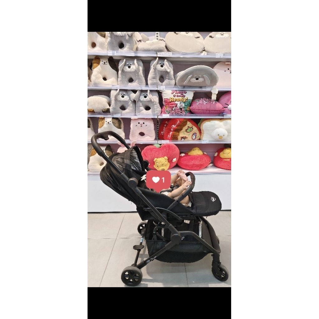 Preloved Mini Buggy Turn 2 Oxford Black Good Condition