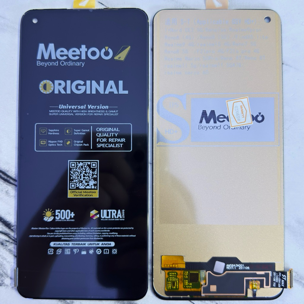 LCD REALME 9 4G / REALME 9 PRO PLUS / 9 PRO+ / REALME 10 4G / REALME 11 4G ORIGINAL MEETOO