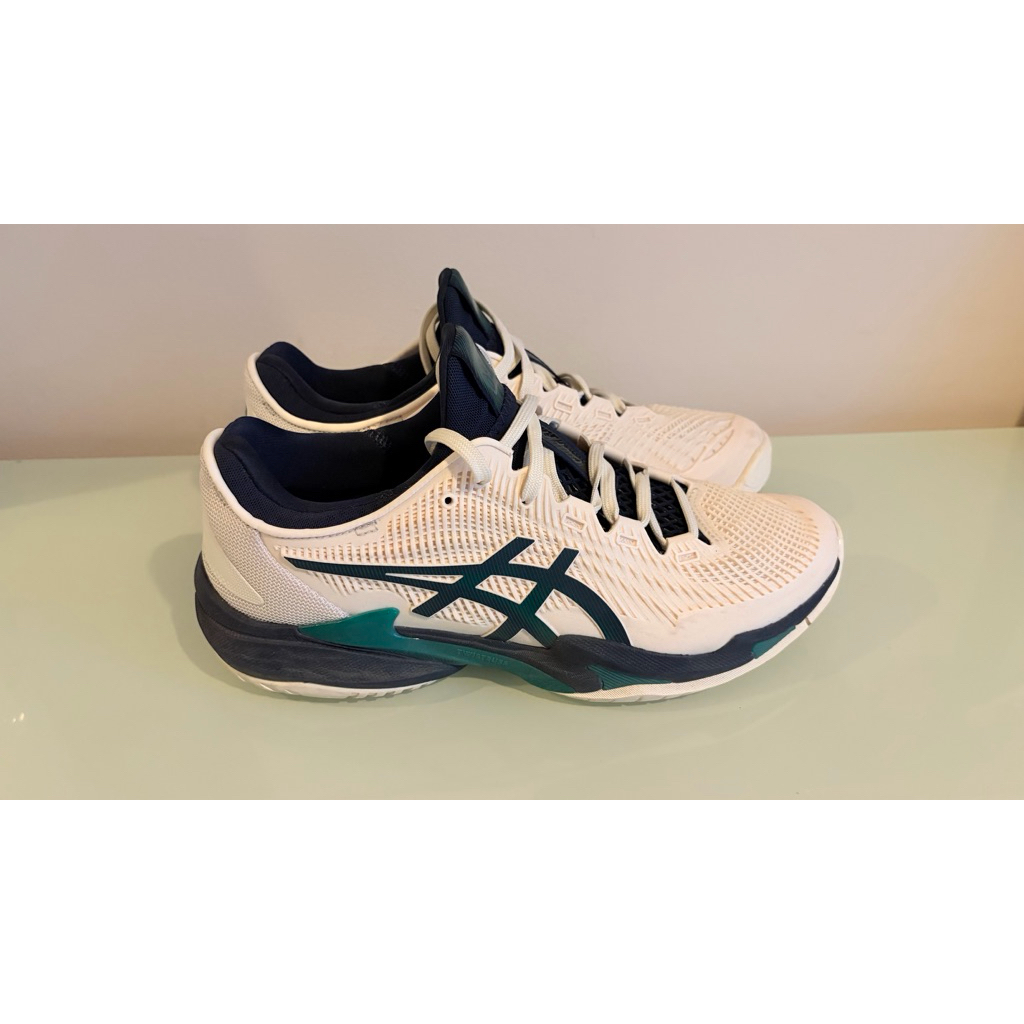 ASICS Men Court FF 3 Cream/Jasper Green