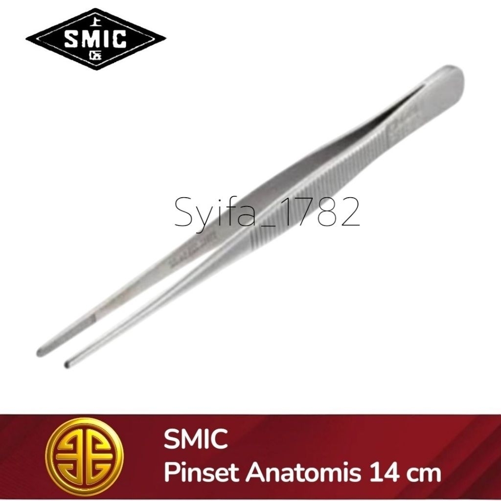 SMIC Pinset jaringan anatomis 14 cm instrumen