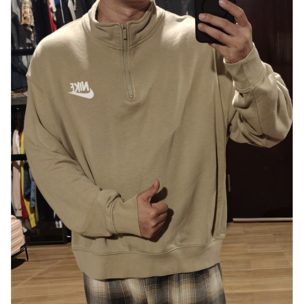 Halfzipper Nike have a nice day(preloved)