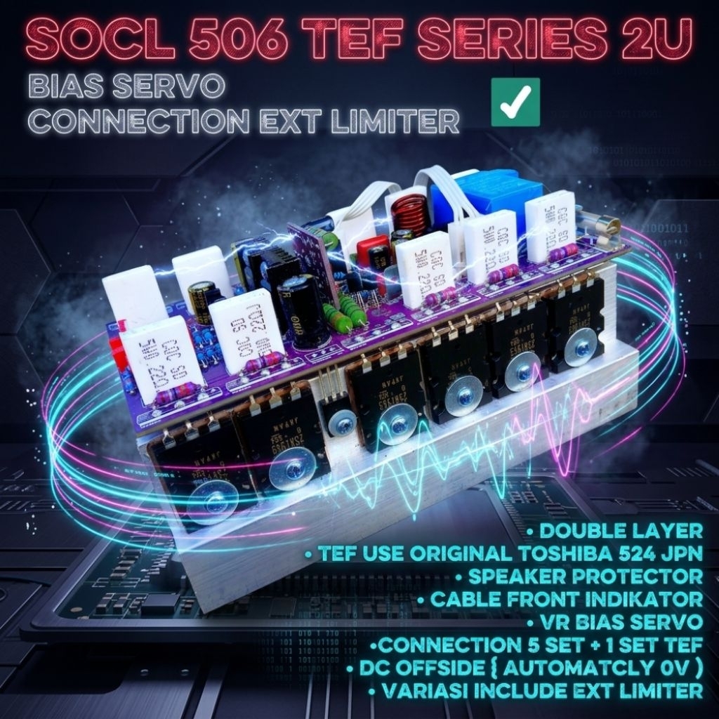 SOCL 506 TEF 2U SERIES NEW 15cm | Amplifier | Quality Part SOCL 506TEF