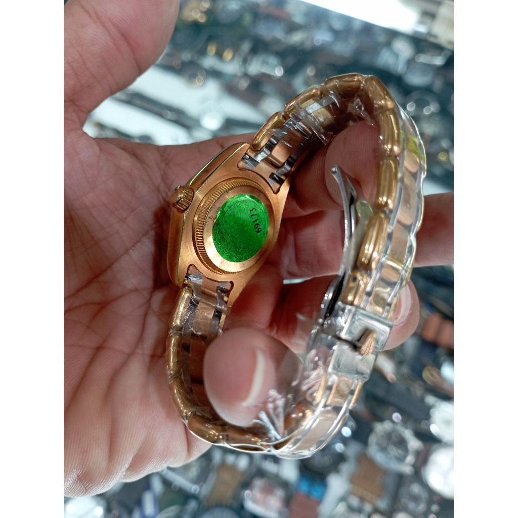 jam tangan wantia klasik stenlis steel solid automatic