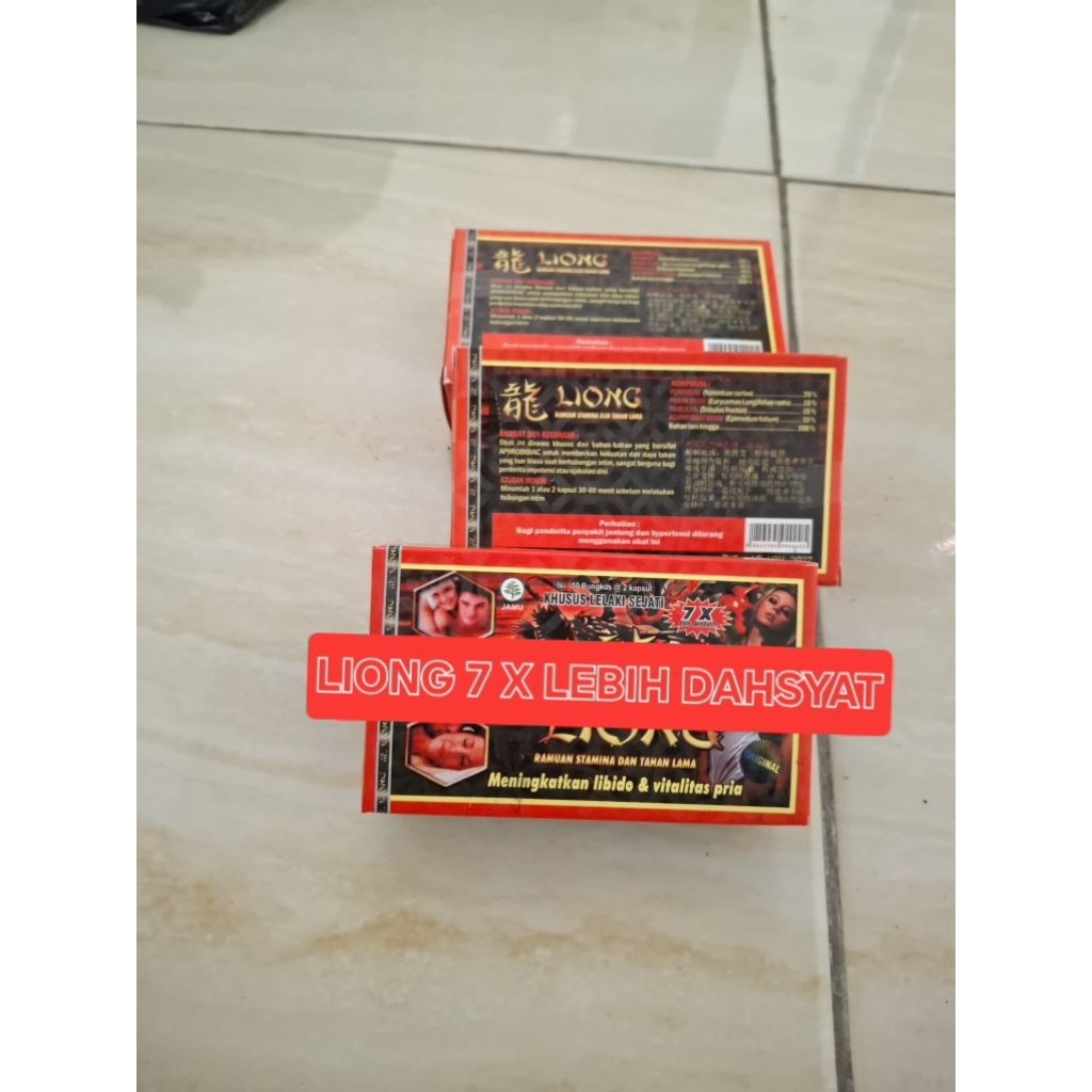 ramuan china LIONG kapsul 10 sachet original produk